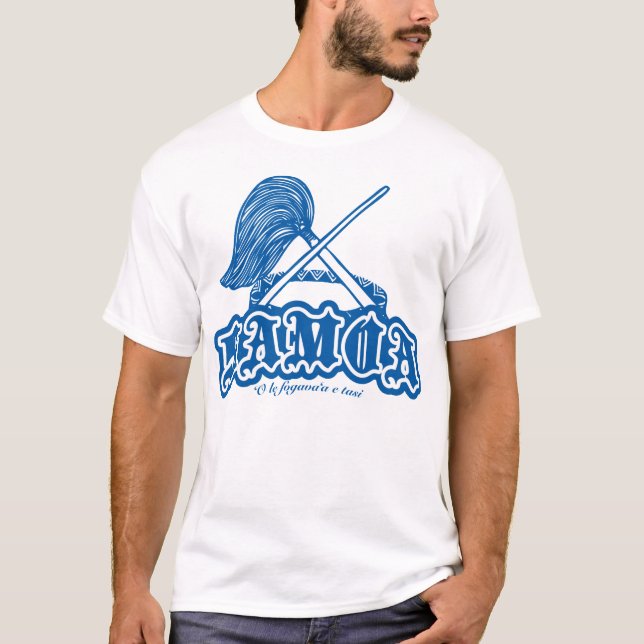 T-shirt ` Du ` O le fogava un bleu de tasi d'e (Devant)