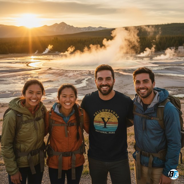 T-shirt du parc national de Yellowstone (Créateur téléchargé)