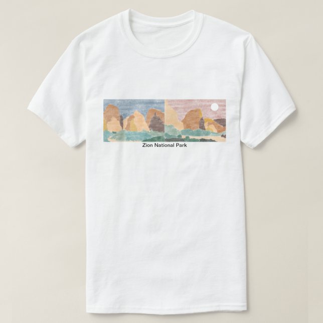 T-shirt du Parc national de Zion (Design devant)