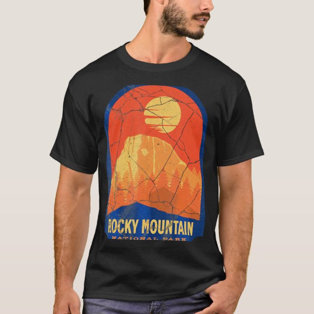 T-Shirt du Parc national des Rocheuses (Devant)
