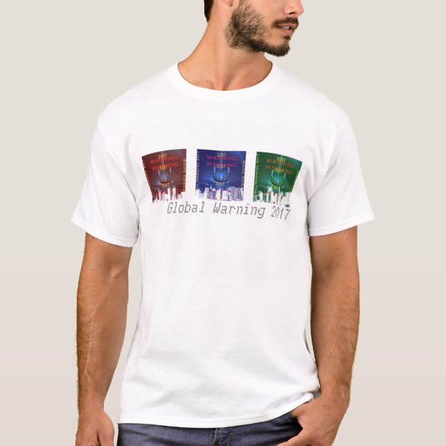 T-shirt du paysage urbain RBG 2 (Devant)