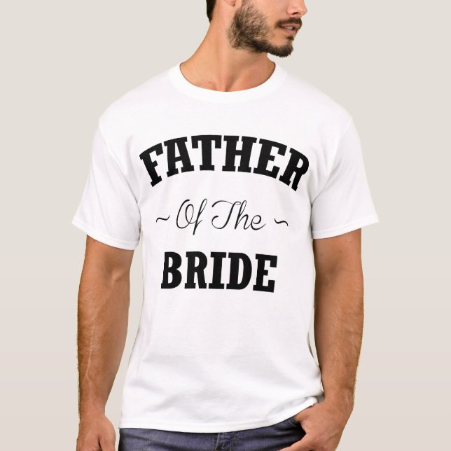 T-shirt du père de la mariée (Devant)