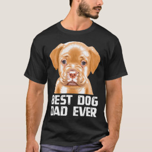 T-shirt du père Pit Bull marron Meilleur T-shirt P