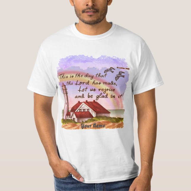 T-shirt du phare chrétien Glad (Devant)