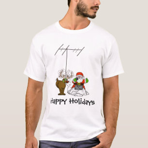 T-shirt du radio-amateur de Père Noël de code