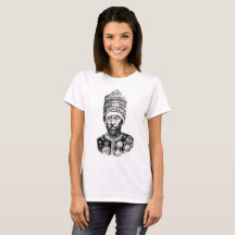 T-shirt du roi Menelik Éthiopie