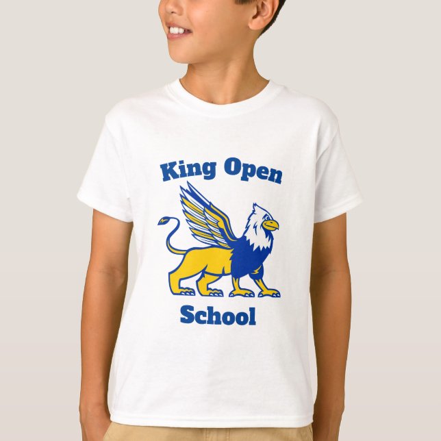 T-shirt du roi ouvert - Enfants (Devant)