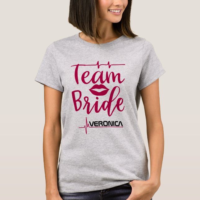 T-shirt du rythme de la célébration : Équipe de la (Devant)