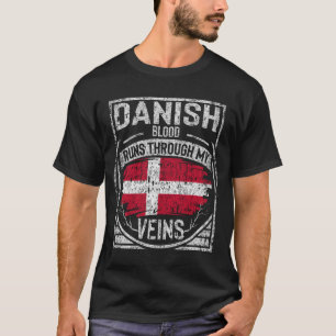 T-shirt Du Sang Danois Traverse Mes Veines