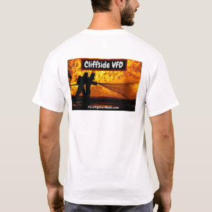 T-shirt du service de pompiers volontaires de Clif