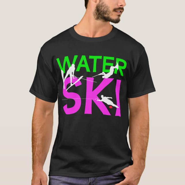 T-shirt du ski d'eau 3-Event (Devant)