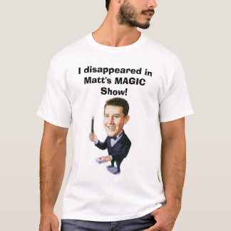 T-shirt du spectacle de magie de Matt !