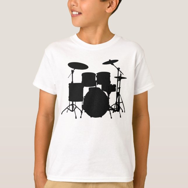T-shirt du sport des enfants de tambours (Devant)