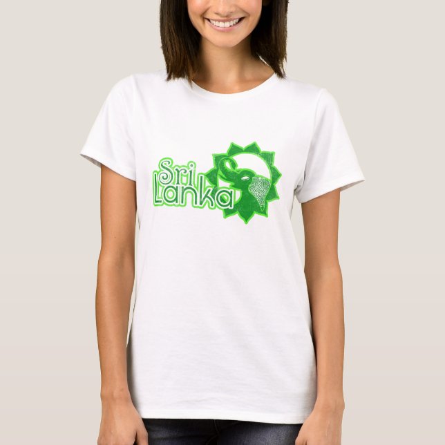 T-shirt du Sri Lanka (Devant)