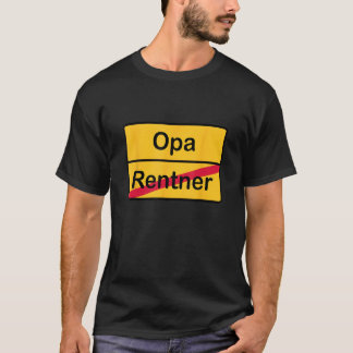 T-shirt Du wirst Opa Place Sign Renter Grandpa