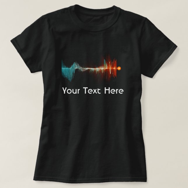 T-shirt Dualité de la vague de particules (Design devant)