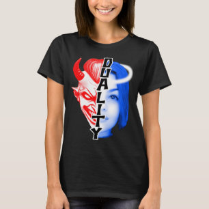 T-shirt DUALITY TEE. Angel ou Diable ?