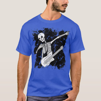 T-shirt Dub de guitare de squelette