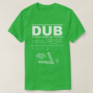 T-shirt DUB de l'aéroport de Dublin