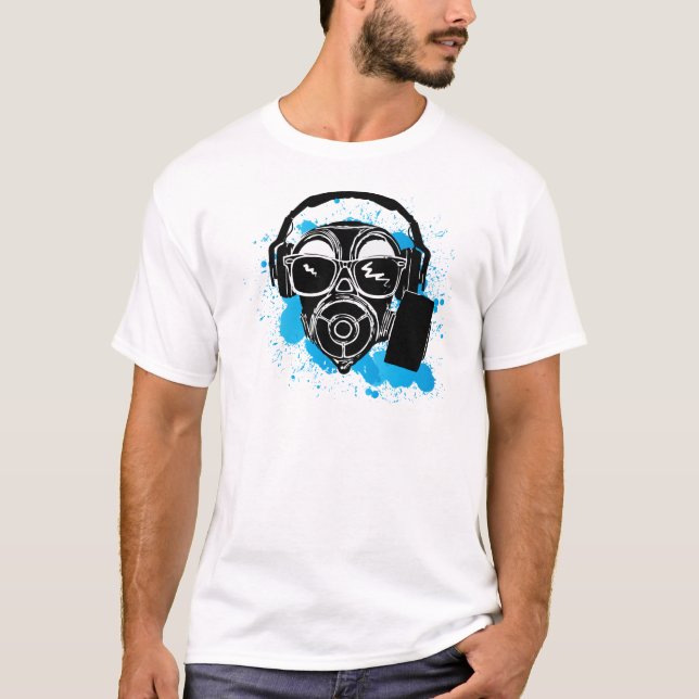 T-shirt Dubstep Gasmask (Devant)