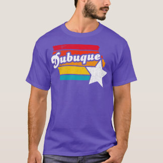 T-shirt Dubuque Iowa Souvenir Vintage en détresse 2