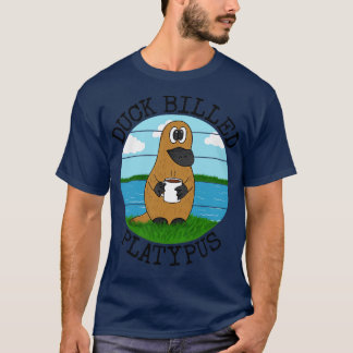 T-shirt Duck Billed Platypus Thé Australie Drôle