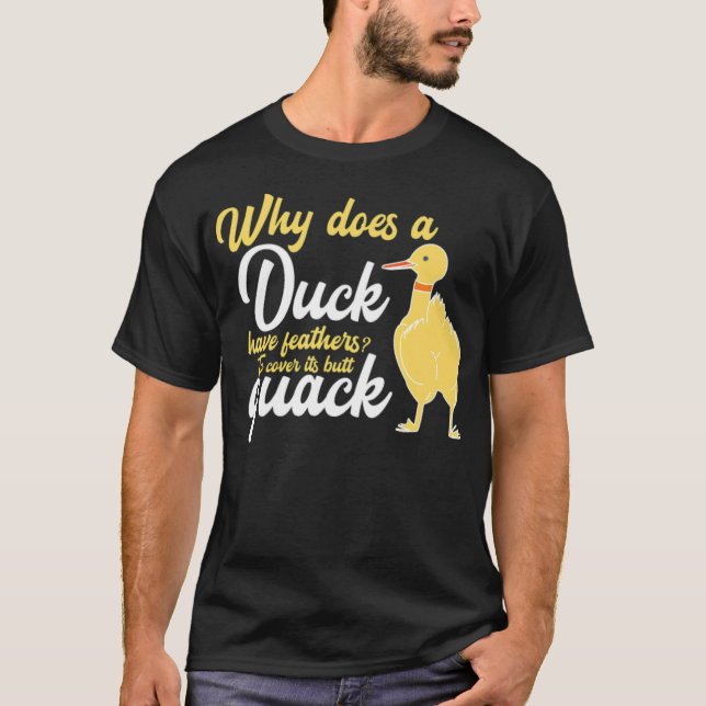 T-shirt Duck Butt Quack Drôle cadeau T I créatif (Devant)