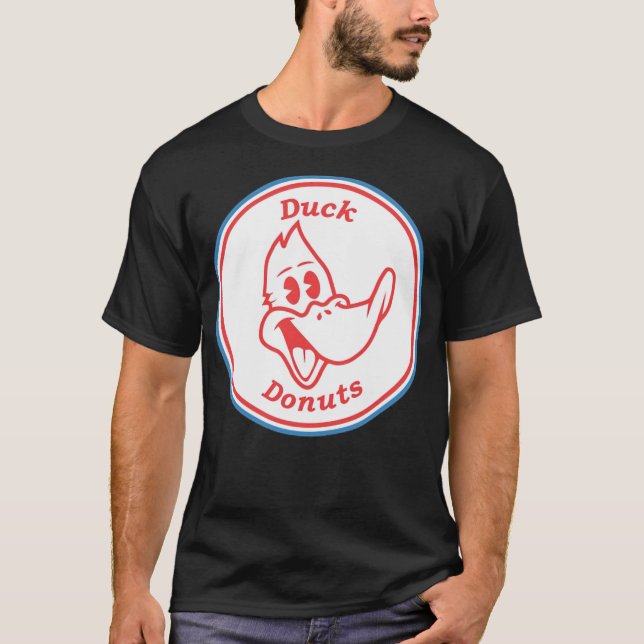 T-shirt Duck Donuts Cartoon Classic T aquarelle labrador (Devant)