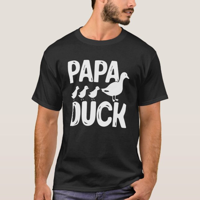 T-shirt Duck Ducks Mens Papa Duck (Devant)