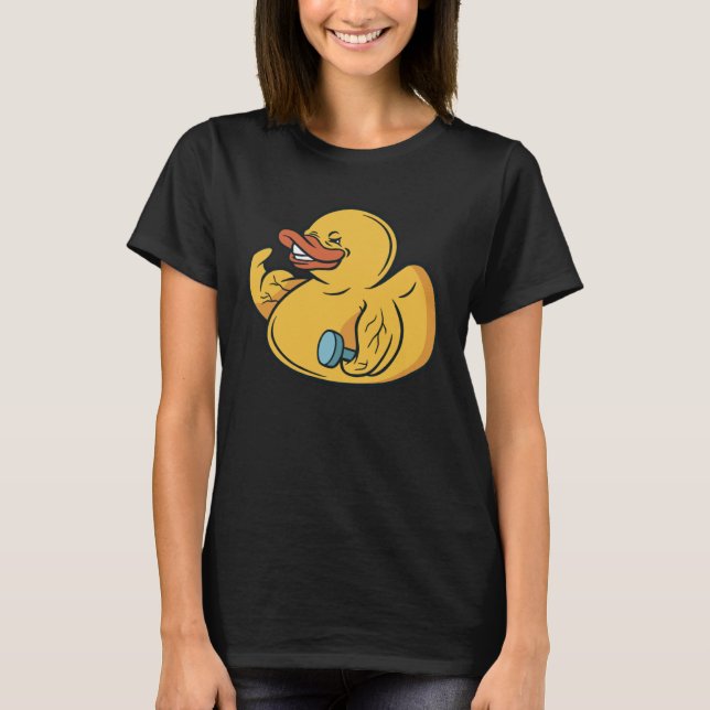 T-shirt Duck Gym Workout Muscles (Devant)