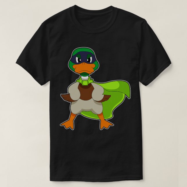 T-shirt Duck Hero Cape (Design devant)