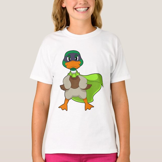 T-shirt Duck Hero Cape (Devant)