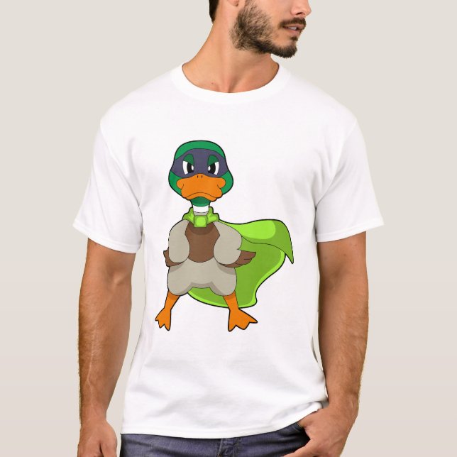 T-shirt Duck Hero Cape (Devant)