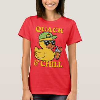 T-shirt Duck Holiday – Canard en vacances tropicales funny