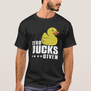 T-shirt Duck Lover Funny Duck Zero Ducks Donné Enfants