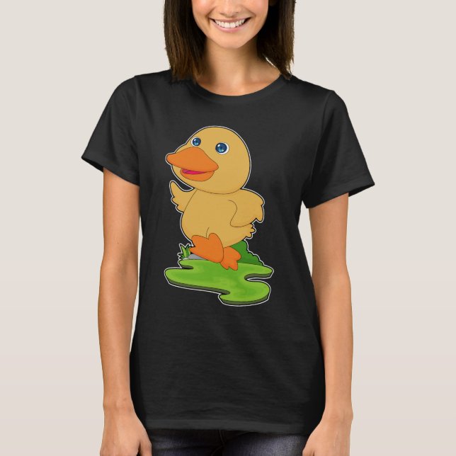 T-shirt Duck Runner Running Sports (Devant)