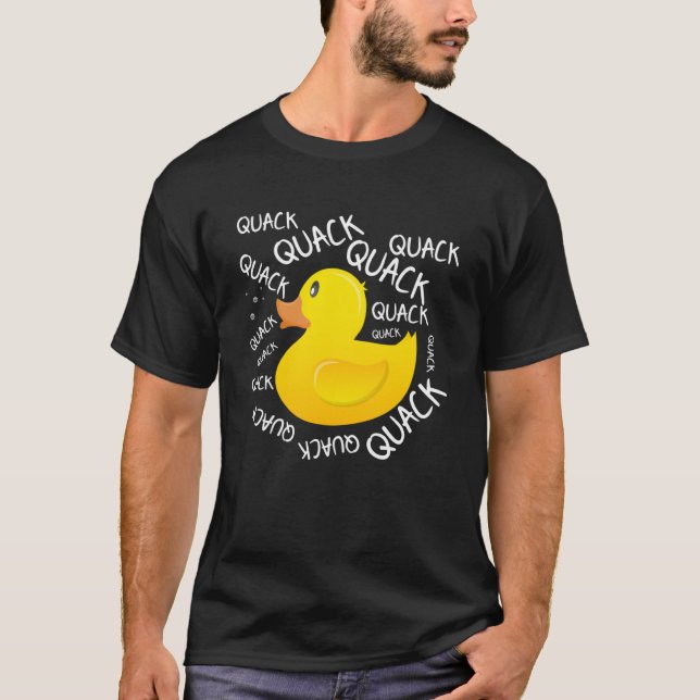 T-shirt Duck Sound Duck Dit Quuck Duck Cute Duck (Devant)
