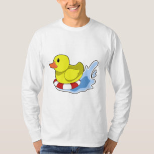 T-shirt Duck with Swim ring à Water.PNG