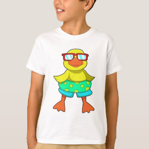 T-shirt Duck with Swim ring & Sung