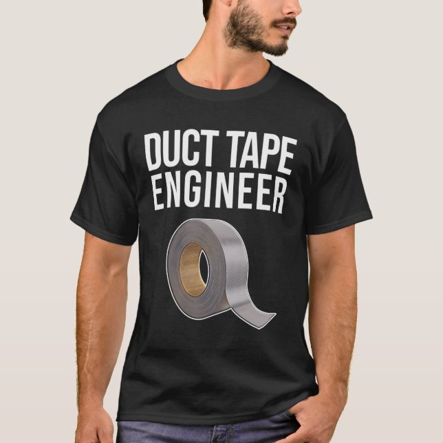 T-shirt Duct Ingénieur Bande Handyman Artiste Duct T Funny (Devant)