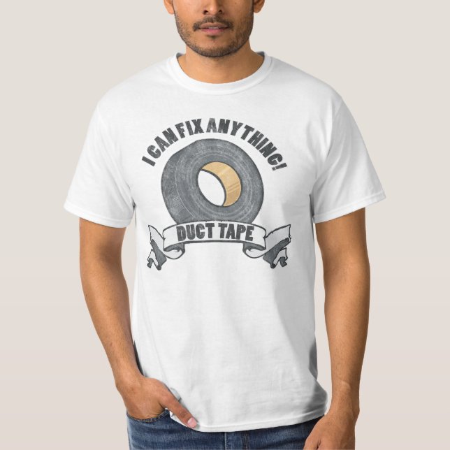 T-shirt Duct Tape, je peux réparer tout (Devant)