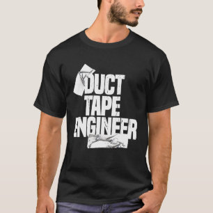 T-shirt Duct Tape Papa Grand-père Duct Tape Ingénieur