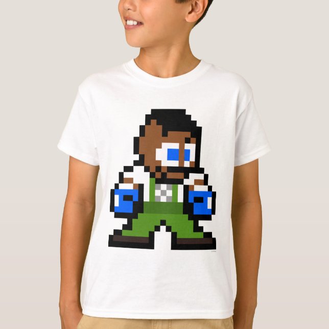 T-shirt Dudley à 8 bits (Devant)