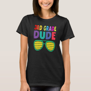 T-shirt Dué de troisième année Retour à l'école écrasement