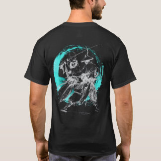 T-shirt Duel de samouraïs 3 Bleu foncé