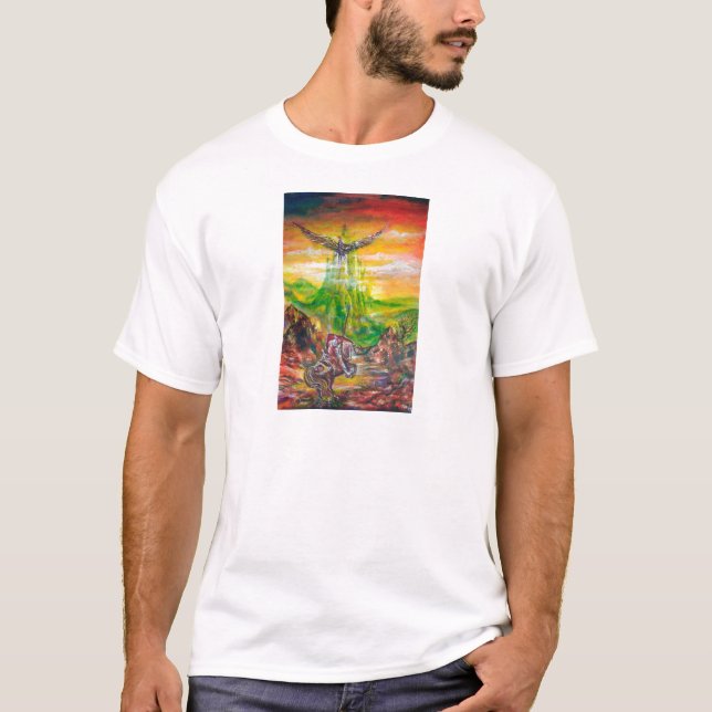 T-SHIRT DUEL MAGIQUE ENTRE BRADAMANT ET NEGROMANCER (Devant)