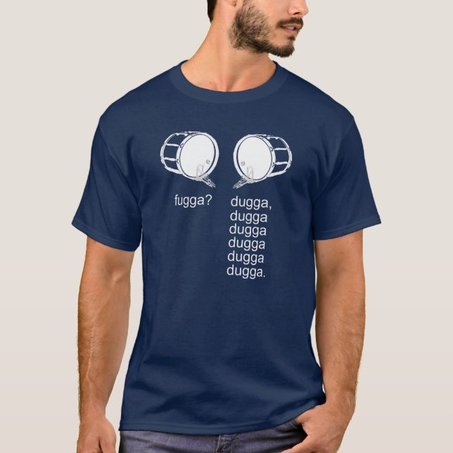 T-shirt dugga de fugga (slight le retour) (pour des (Devant)