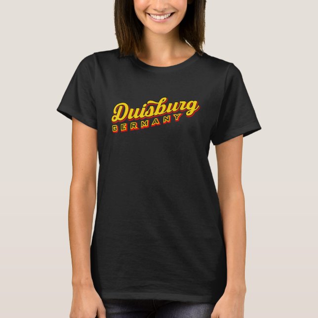 T-shirt Duisburg Allemagne (Devant)