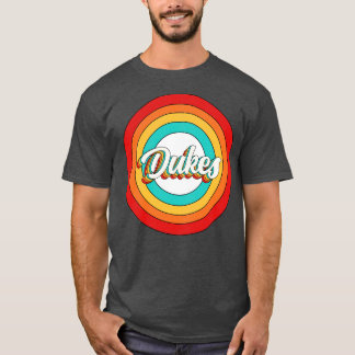 T-shirt Dukes Nom Chemise Vintage Dukes Cercle