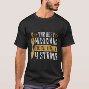 T-shirt Dulcimer Best Musical 4 String Mountain Dulcimer A